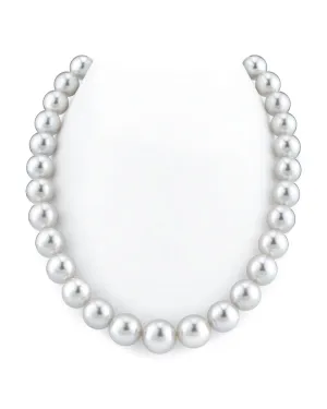 12-14mm White South Sea Pearl Necklace - AAAA Quality