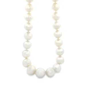 12.2-16.5mm South Sea Pearl Necklace- 17"