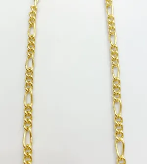 18” 14k Gold Filled Figaro Chain 2.5mm (S2931CLC)