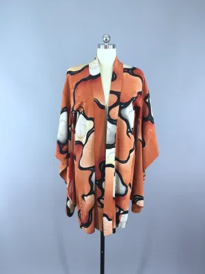 1920s Vintage Silk Haori Kimono Cardigan