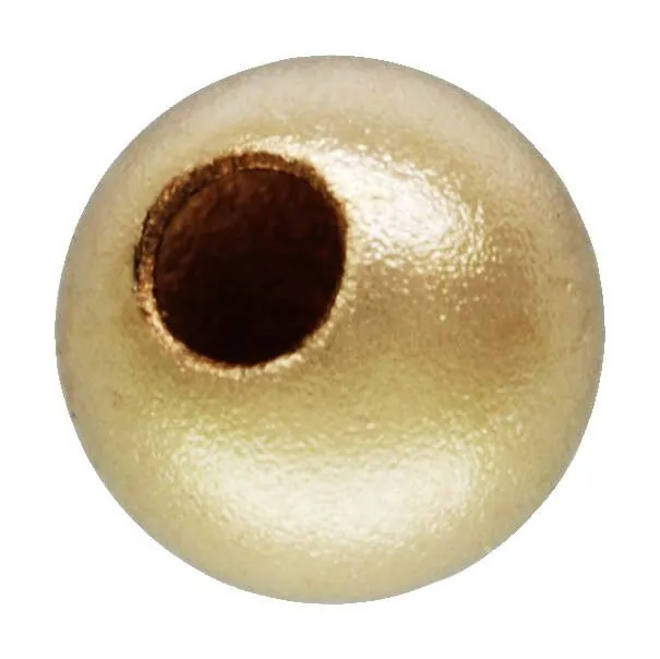 3.0mm Sandblast Bead 1.0mm Hole, 14k gold filled. Made in USA. #4004730SB