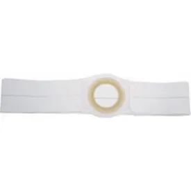 7" Left, White, Regular Elastic, Nu-Form Belt, Prolapse Flap, 2X-Large, 3-1/8" Opening Placed 1-1/2" From Bottom