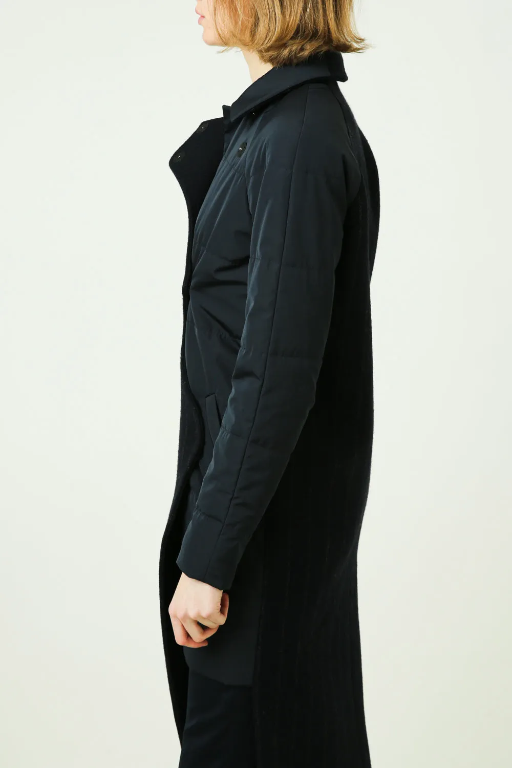 Asymmetric wrap coat