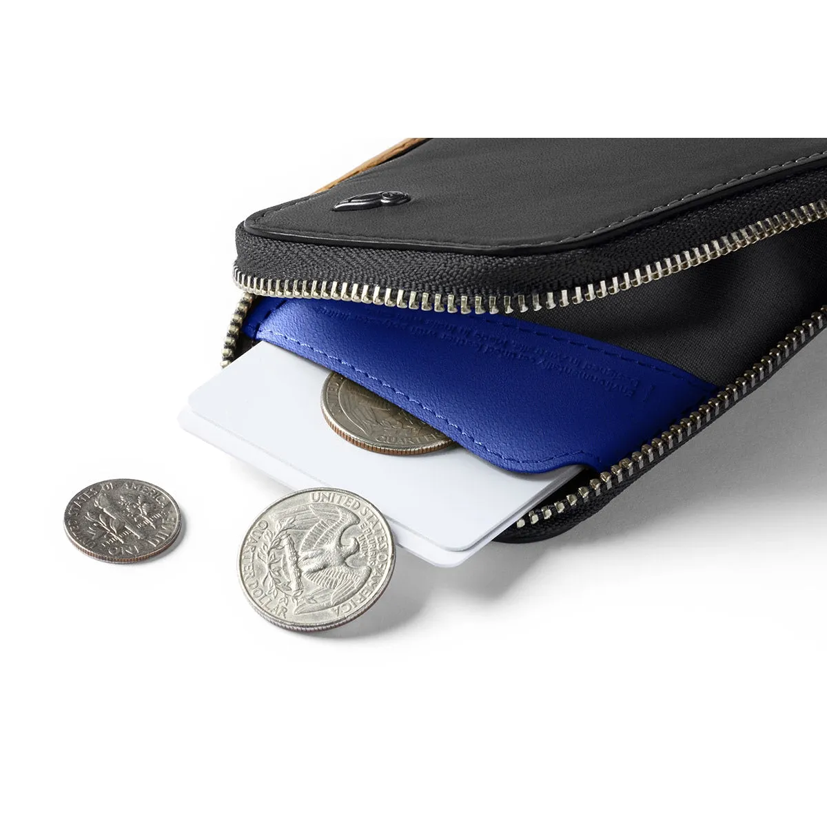 Bellroy Card Pocket in Charcoal Cobalt