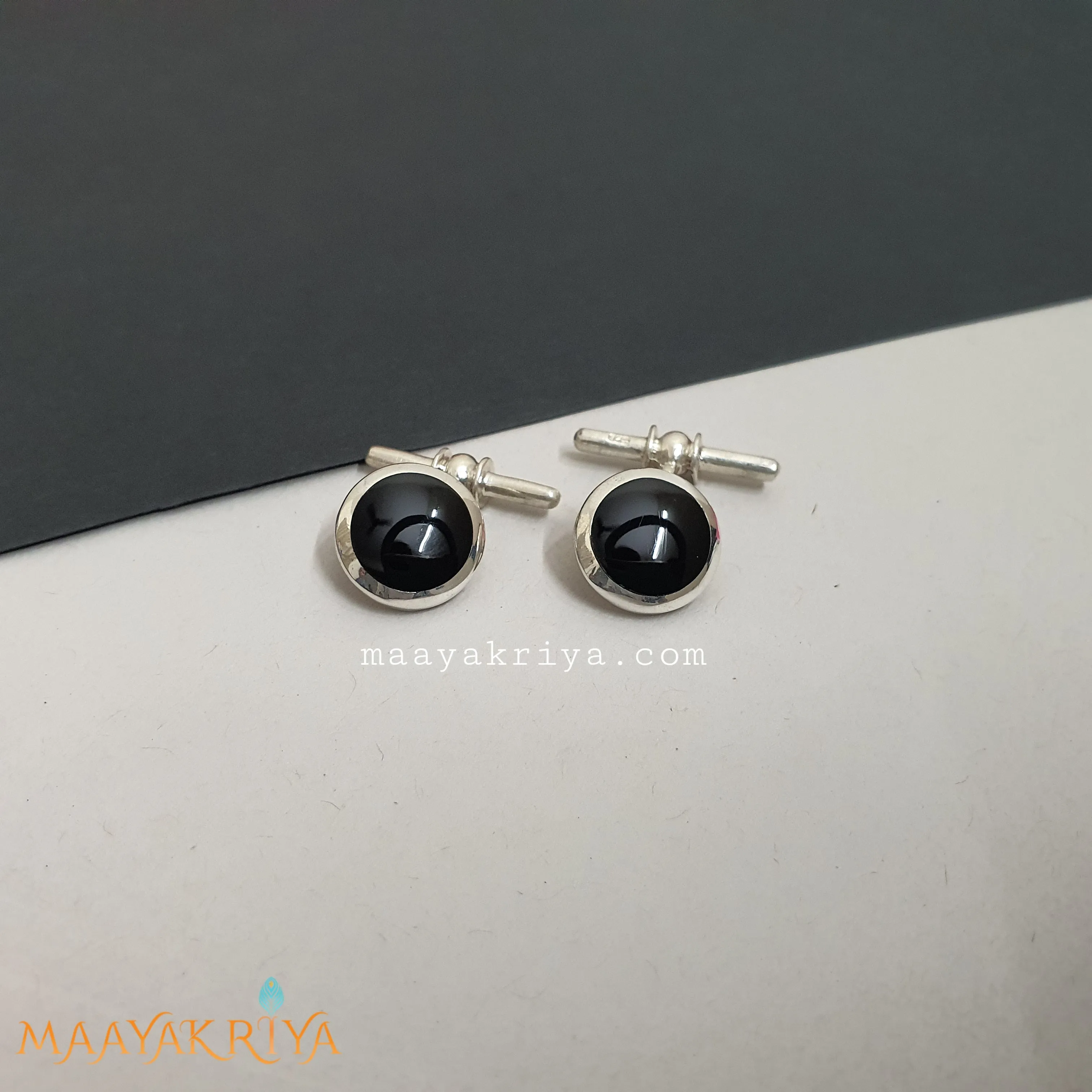 Black Linked Cufflinks