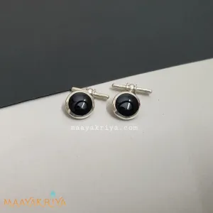 Black Linked Cufflinks