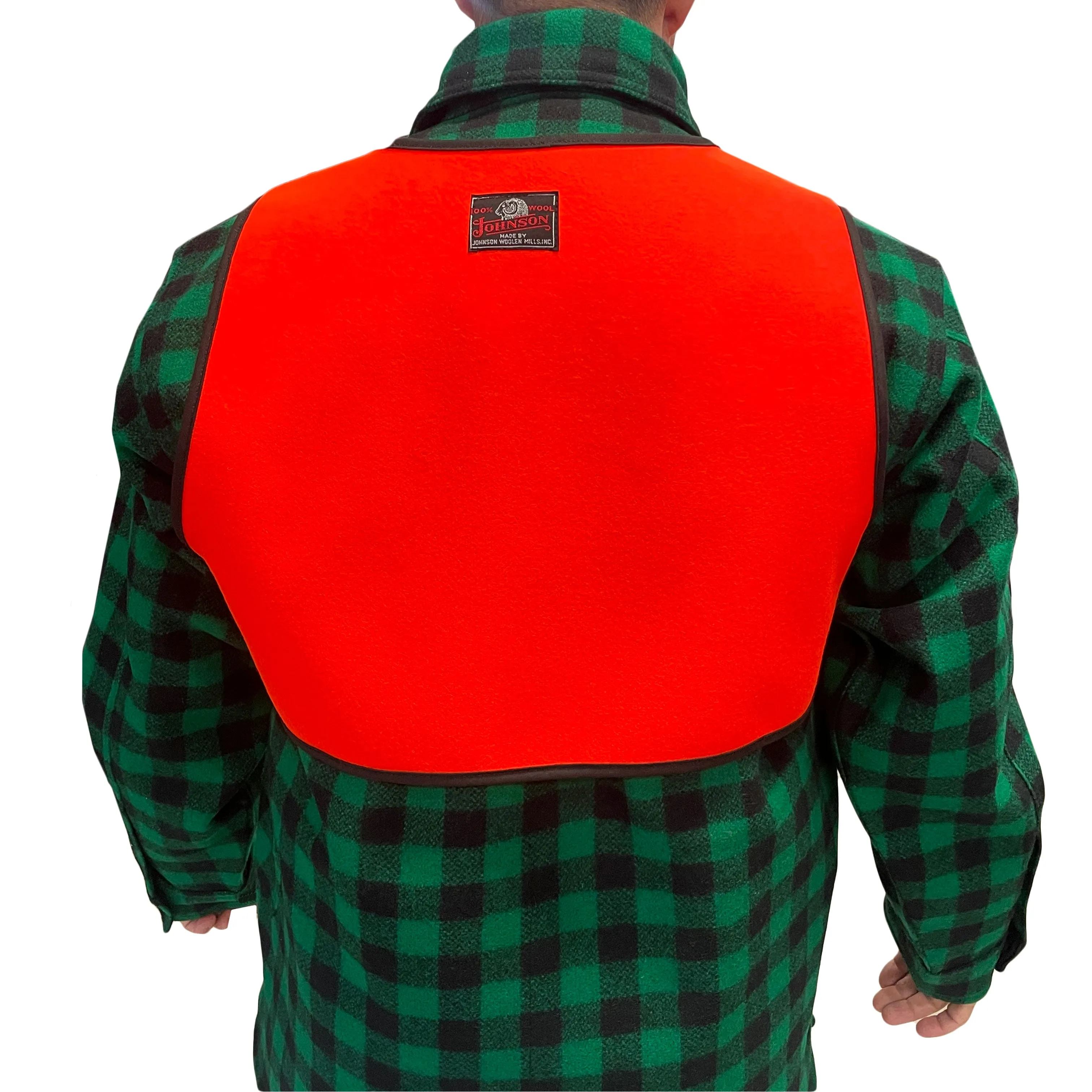 Blaze Orange Wool Cape