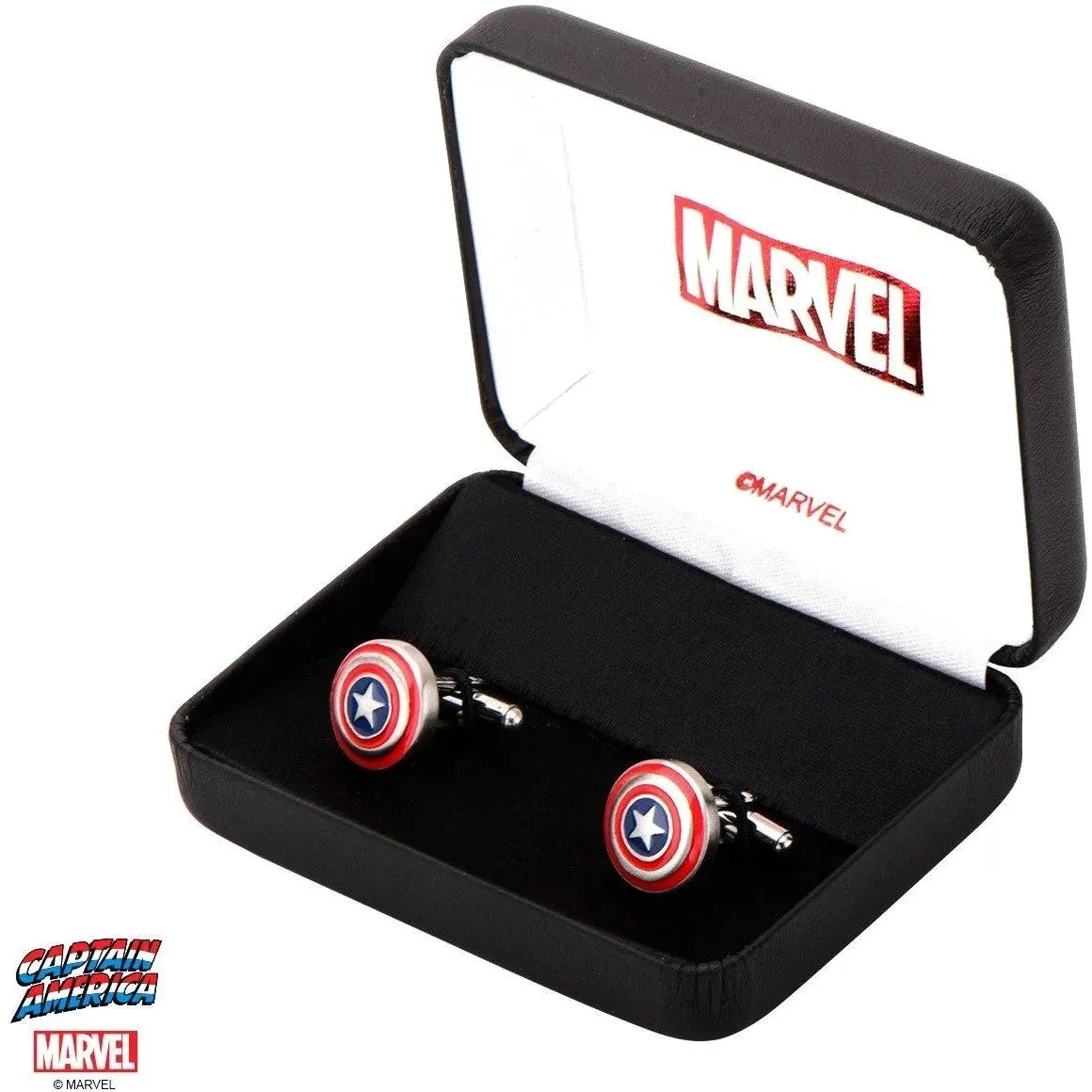 Captain America Colour Shield Cufflinks