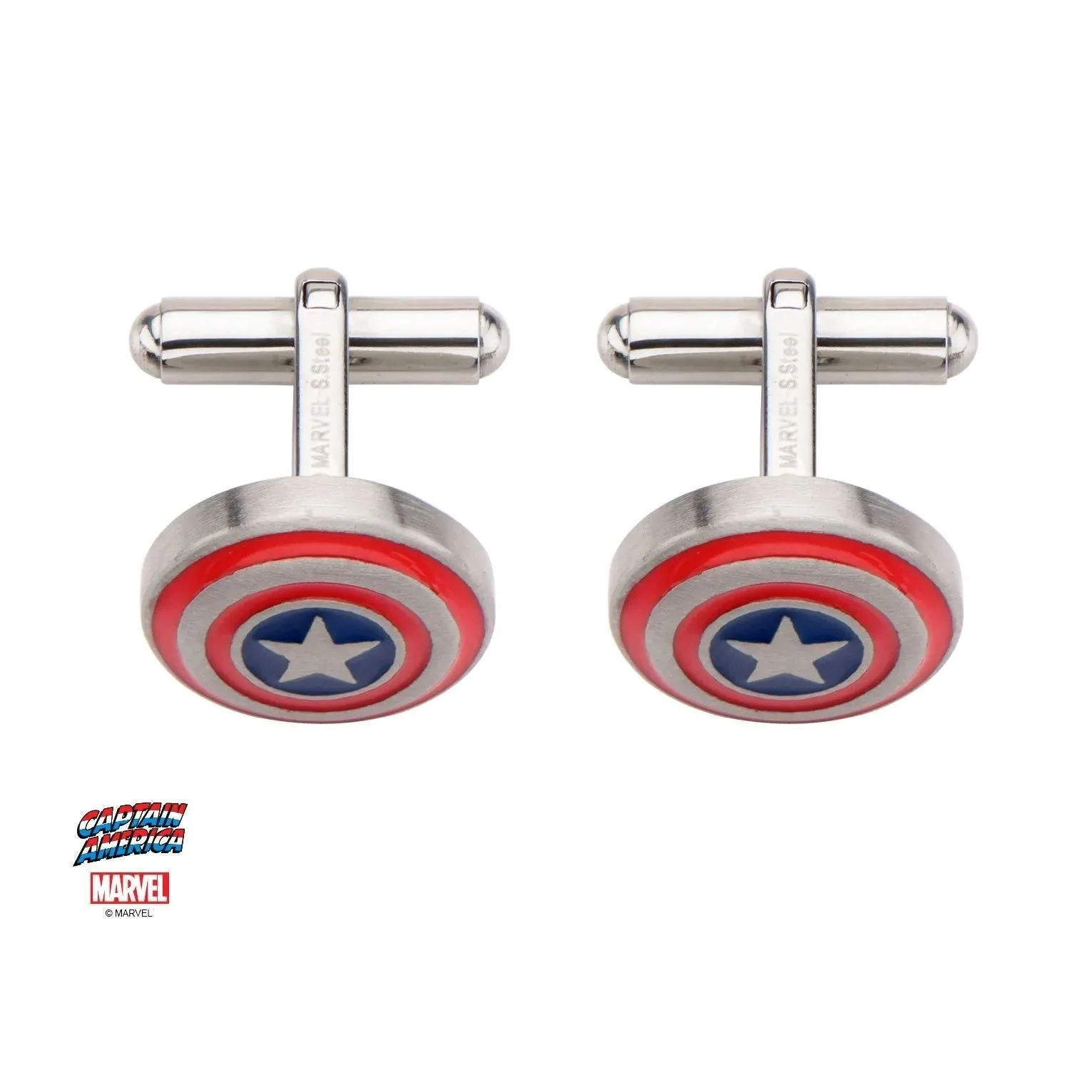 Captain America Colour Shield Cufflinks