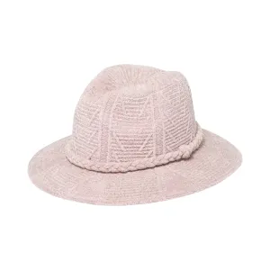 Chenille Fedora in Lavender