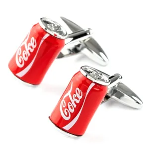 Coke Cola Can Cufflinks