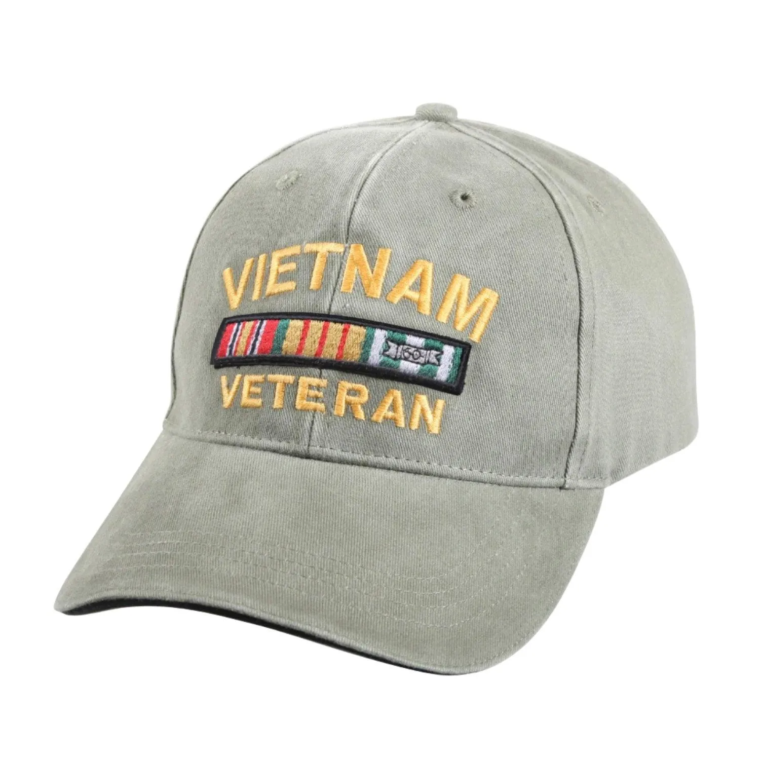 Deluxe Low Profile Vietnam Veteran Insignia Cap