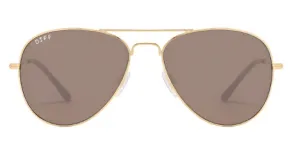 DIFF Charitable Eyewear Cruz Aviator - Non-Polarized Sunglasses