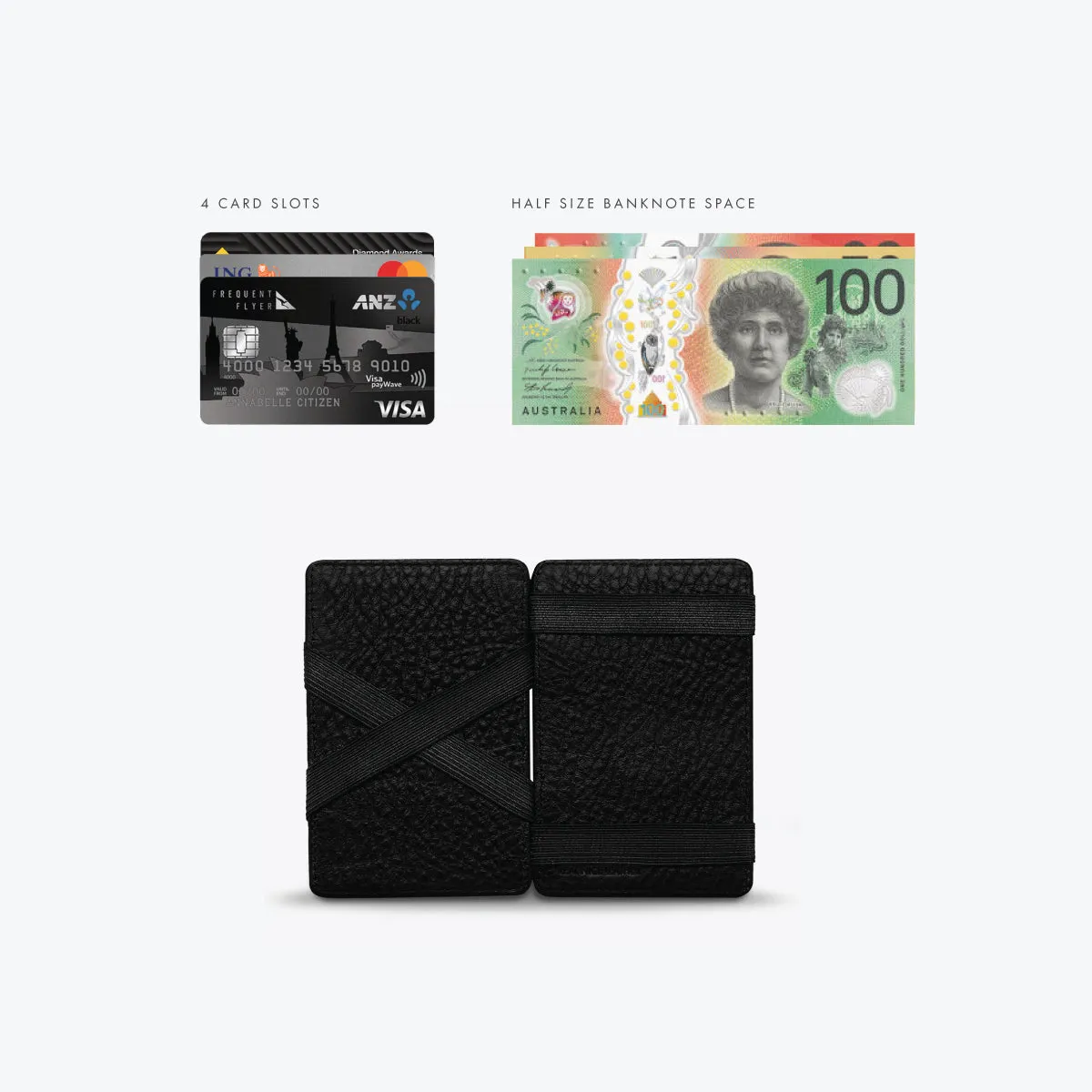 Flip Wallet - Black