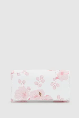 Floral Large Clutch Wallet