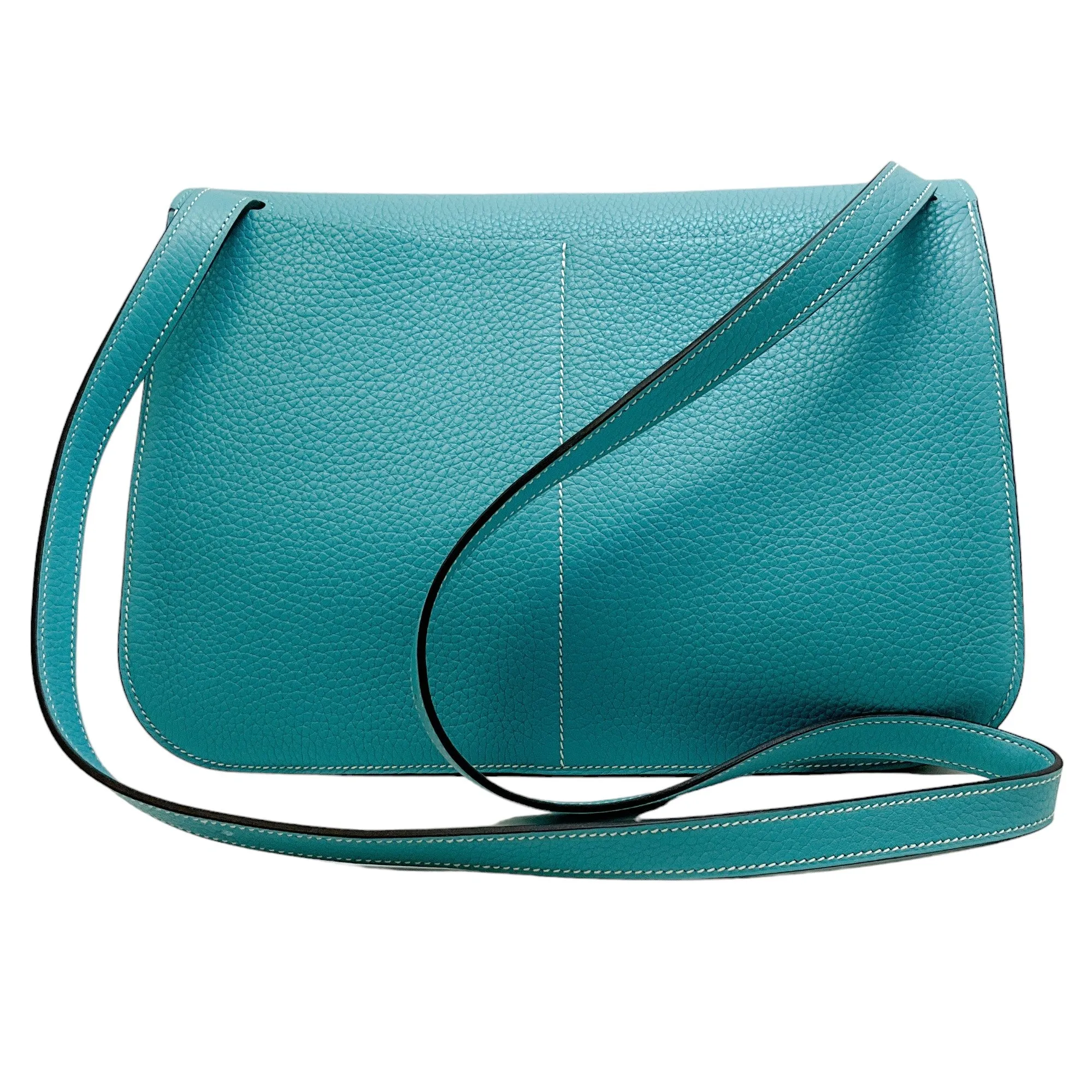 Hermes Blue Clemence Hazlan 31 GM