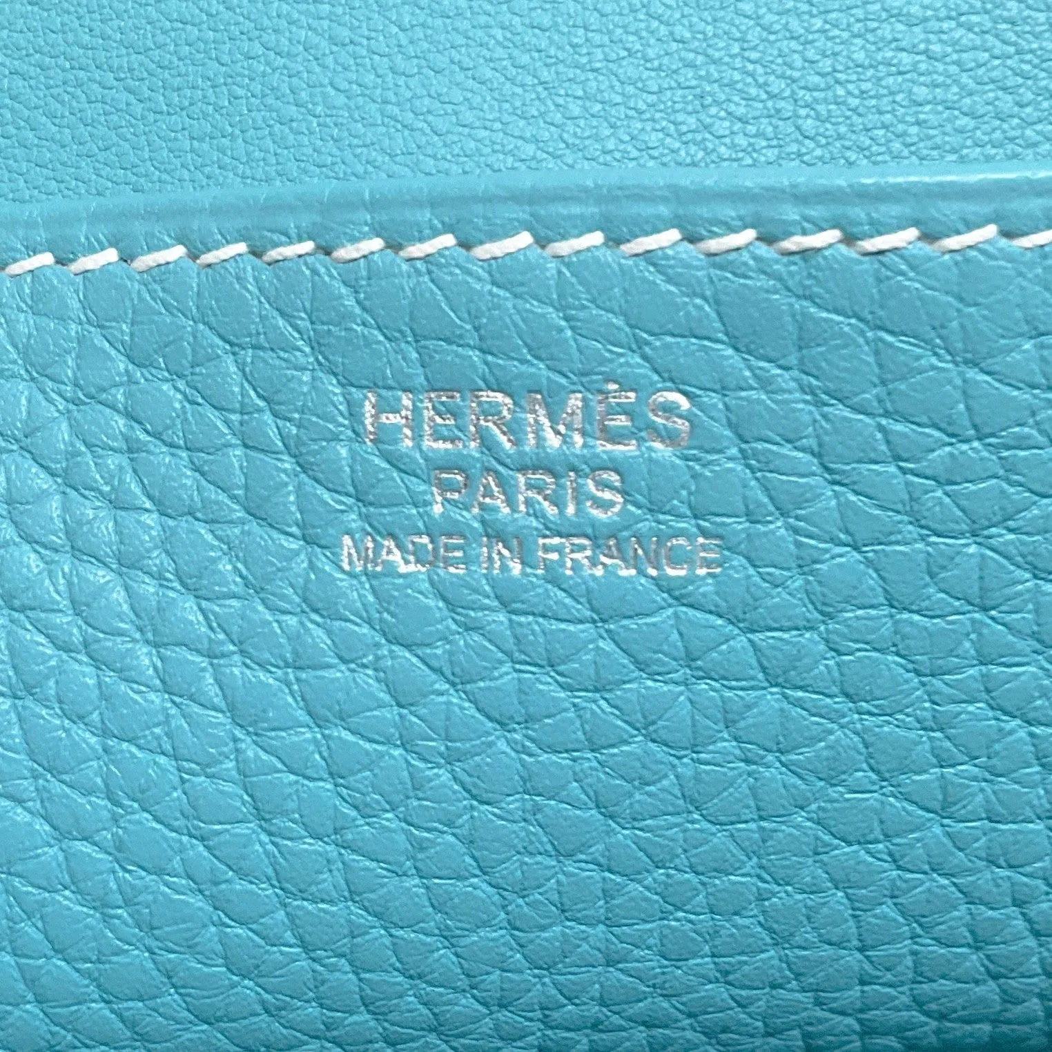 Hermes Blue Clemence Hazlan 31 GM