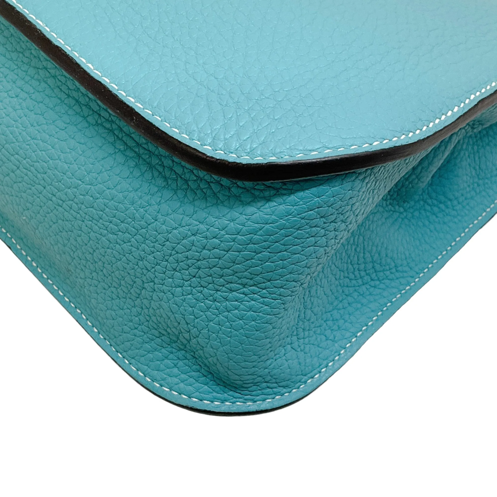 Hermes Blue Clemence Hazlan 31 GM