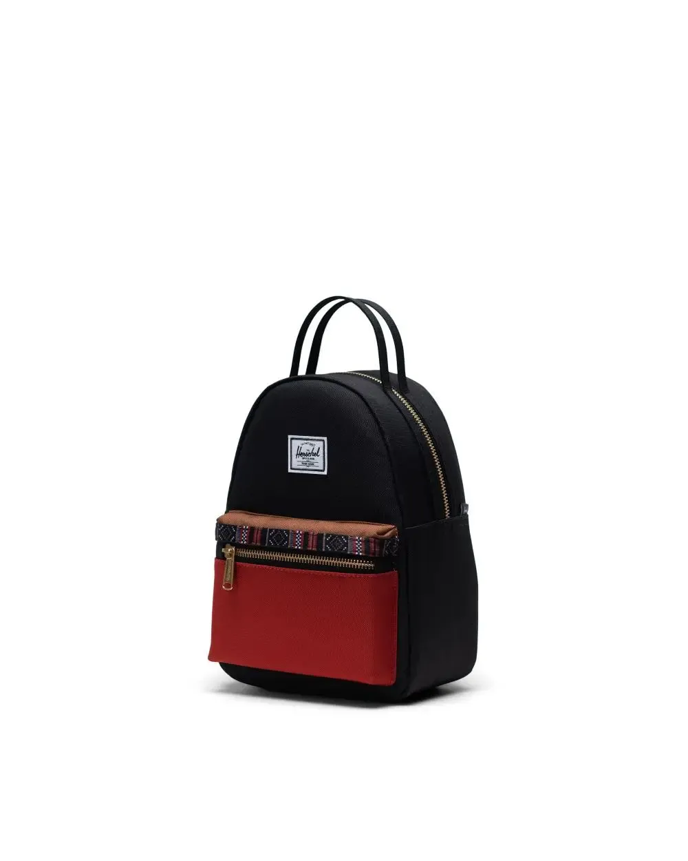 Herschel Nova Mini Backpack - Black/Saddle/Ketchup