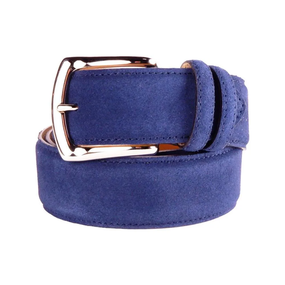 Made in Italy Elegant Italian Leather Belt Ensemble