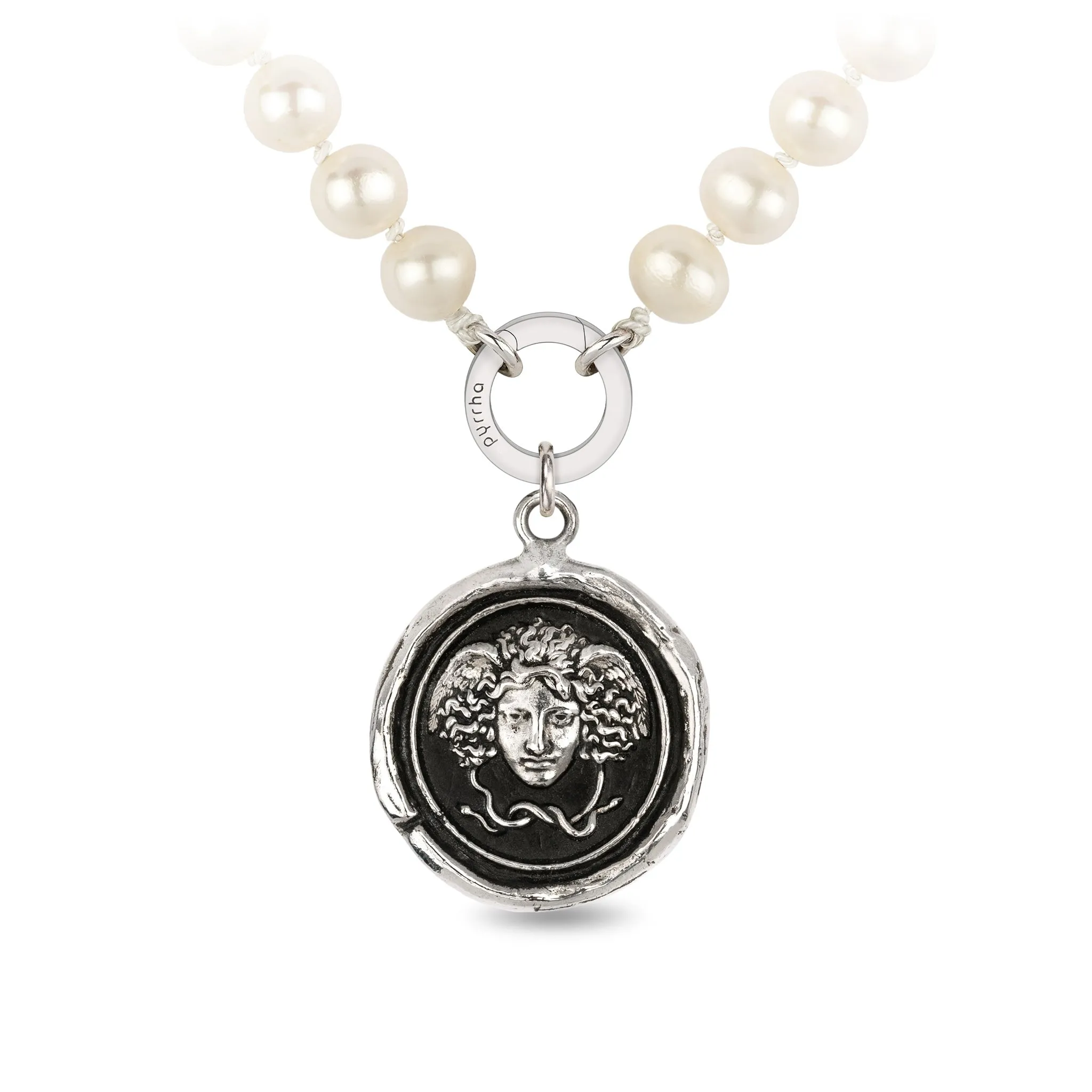 Medusa Knotted Freshwater Pearl Necklace