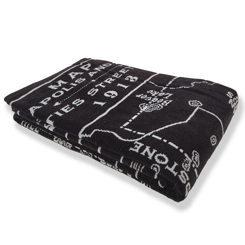 Minneapolis-Saint Paul Map Towel