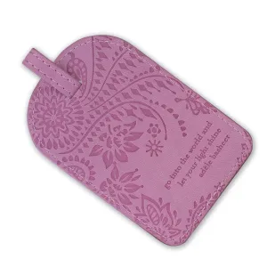 Moonlit Mauve Purple Luggage Tag