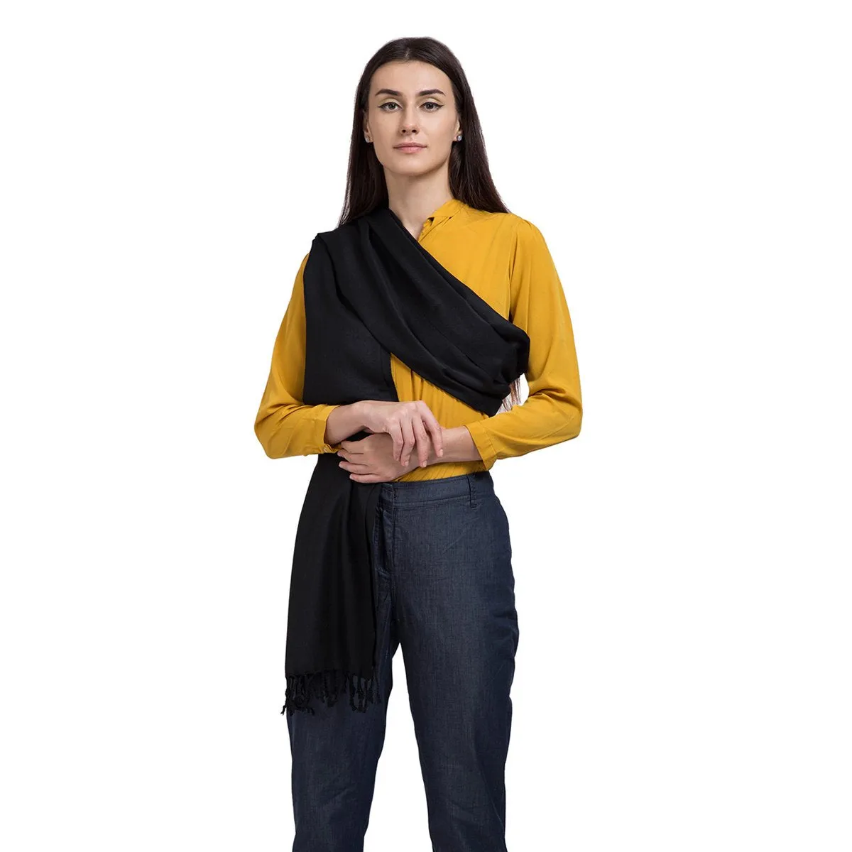 Posy Plain Woolen Stole