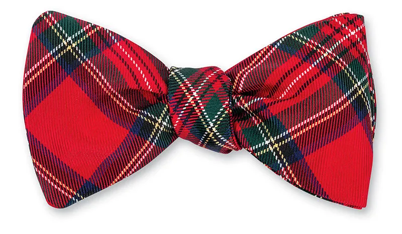 Prince of Wales Tartan Bow Tie - B472