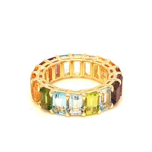 Rainbow Multi Coloured Ring