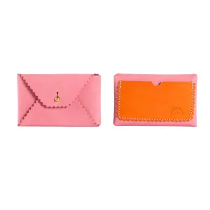 Scallop Wallet {Carnation   Orange}