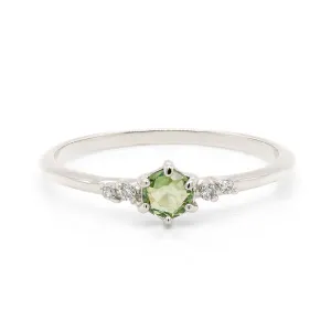 Thea | green sapphire & diamonds