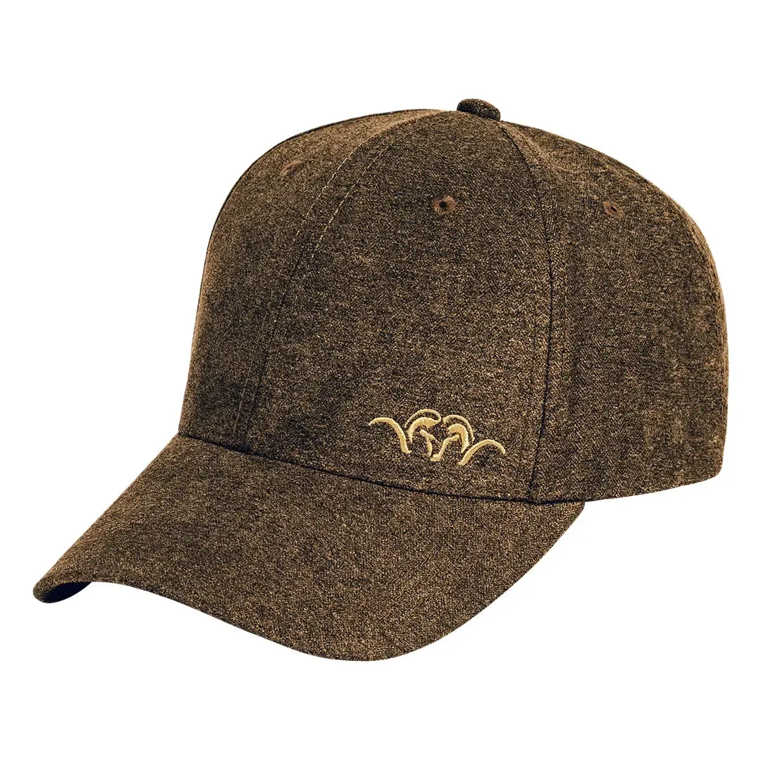 Vintage Cap 21 - Dark Brown Melange by Blaser