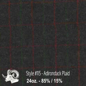 Wool Swatch - 115 - Adirondack Plaid